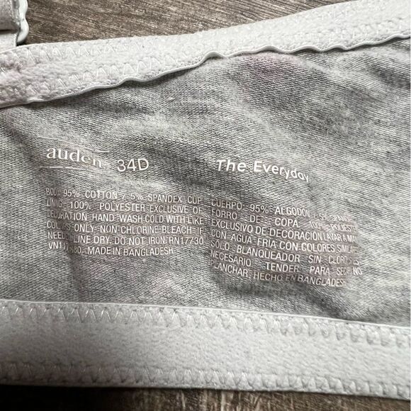 Auden Flower Print The Everyday Bra Size 34D - Picture 3 of 4